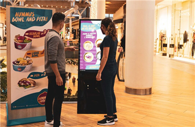 某商场43寸立式液晶广告机